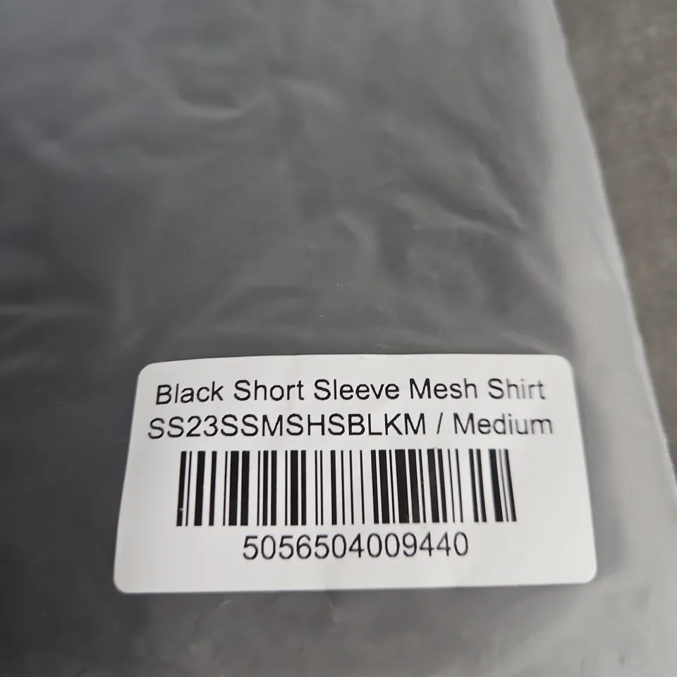 AZTEC DIAMOND BLACK SHORT SLEEVE MESH SHIRT – MEDIUM