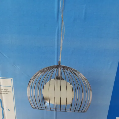 BOXED NAEVE LEUCHTEN 1 LIGHT BOWL PENDANT MISSING WHITE SHADE