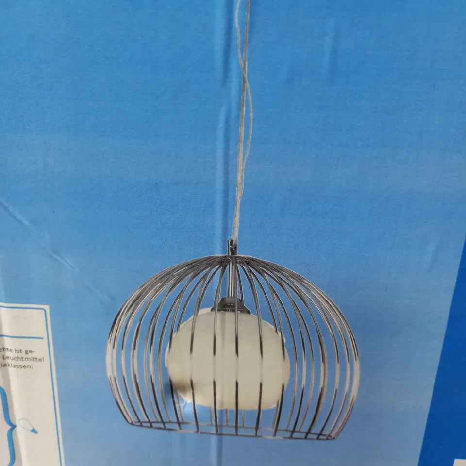 BOXED NAEVE LEUCHTEN 1 LIGHT BOWL PENDANT MISSING WHITE SHADE