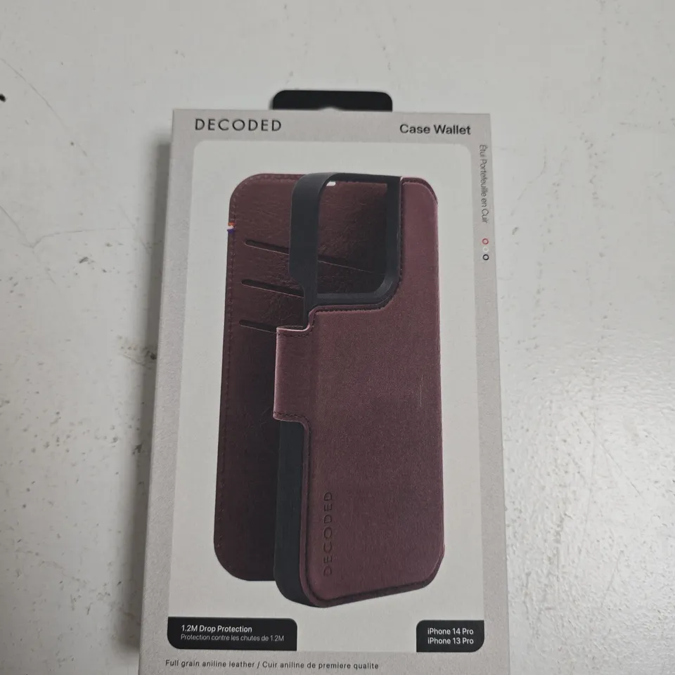 DECODED CASE WALLET FOR IPHONE 14 PRO / 13 PRO – BOX OF 10