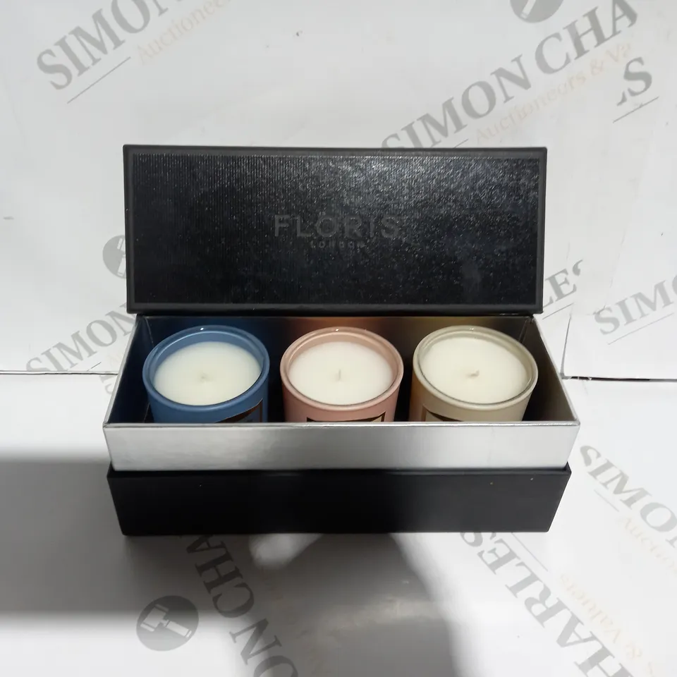 FLORIS MINI CANDLE COLLECTION 3 X CANDLES