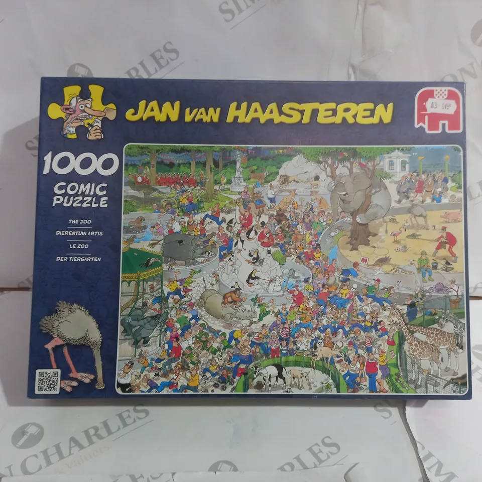 JUMBO (01491) - JAN VAN HAASTEREN: "THE ZOO" - 1000 PIECES PUZZLE