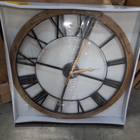 BOXED WALL CLOCK