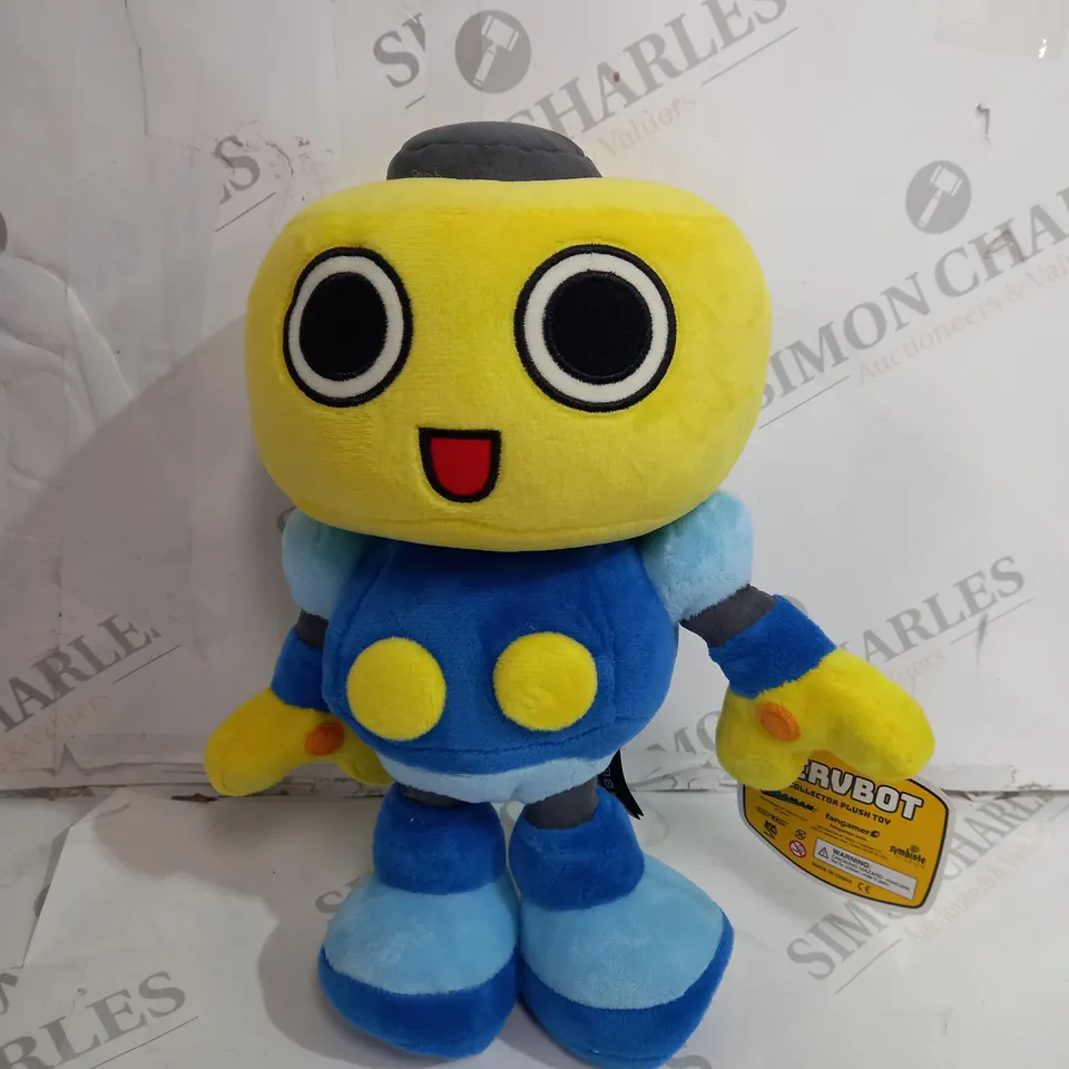 MEGAMAN SERVBOT COLLECTOR PLUSH TOY