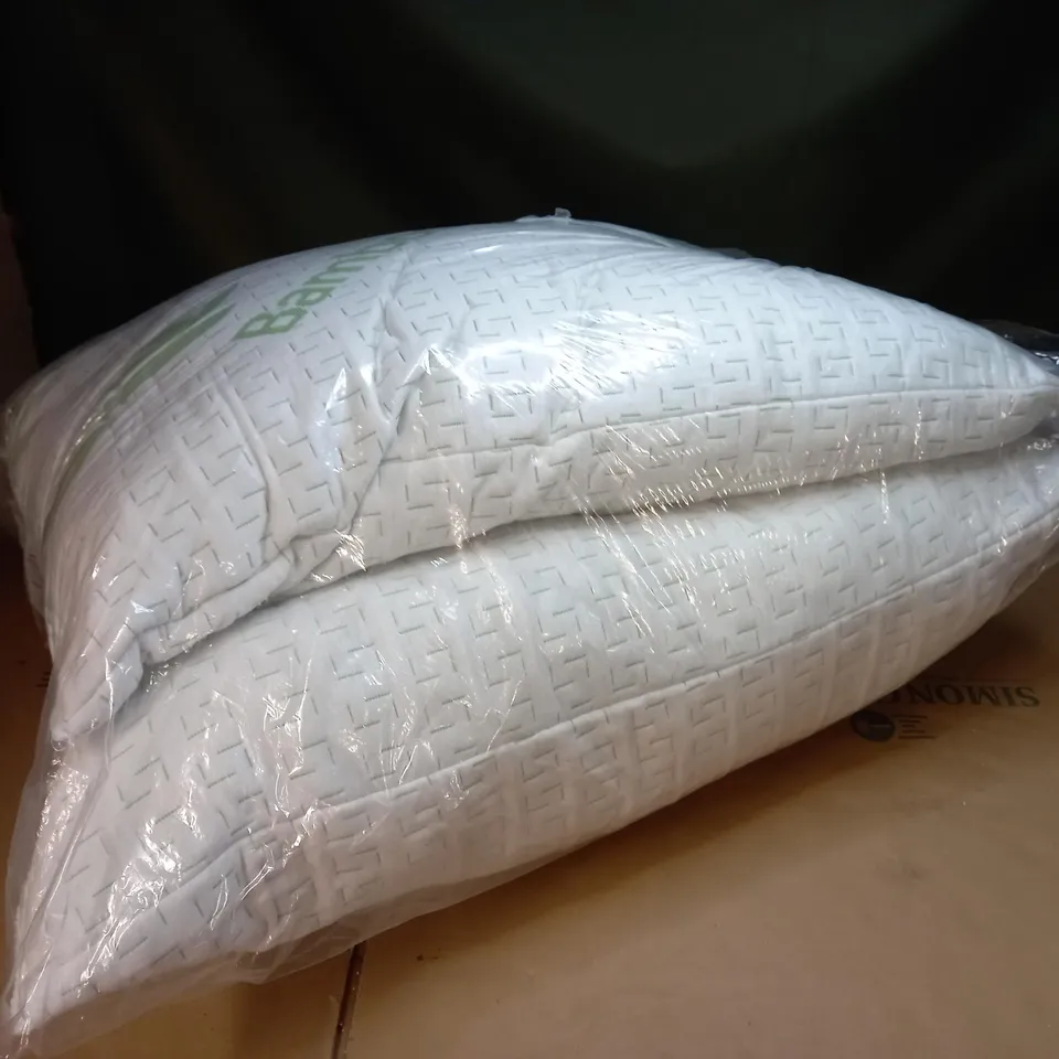 BAMBOO MEMORY FOAM PILLOW SET 