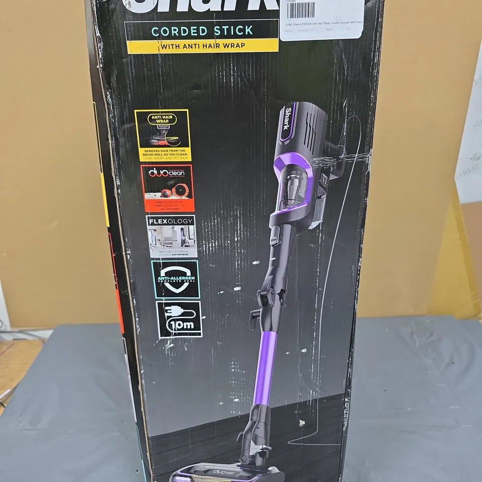 SHARK HZ500UK ANTI HAIR WRAP CORDED VACUUM WITH FLEXOLOGY