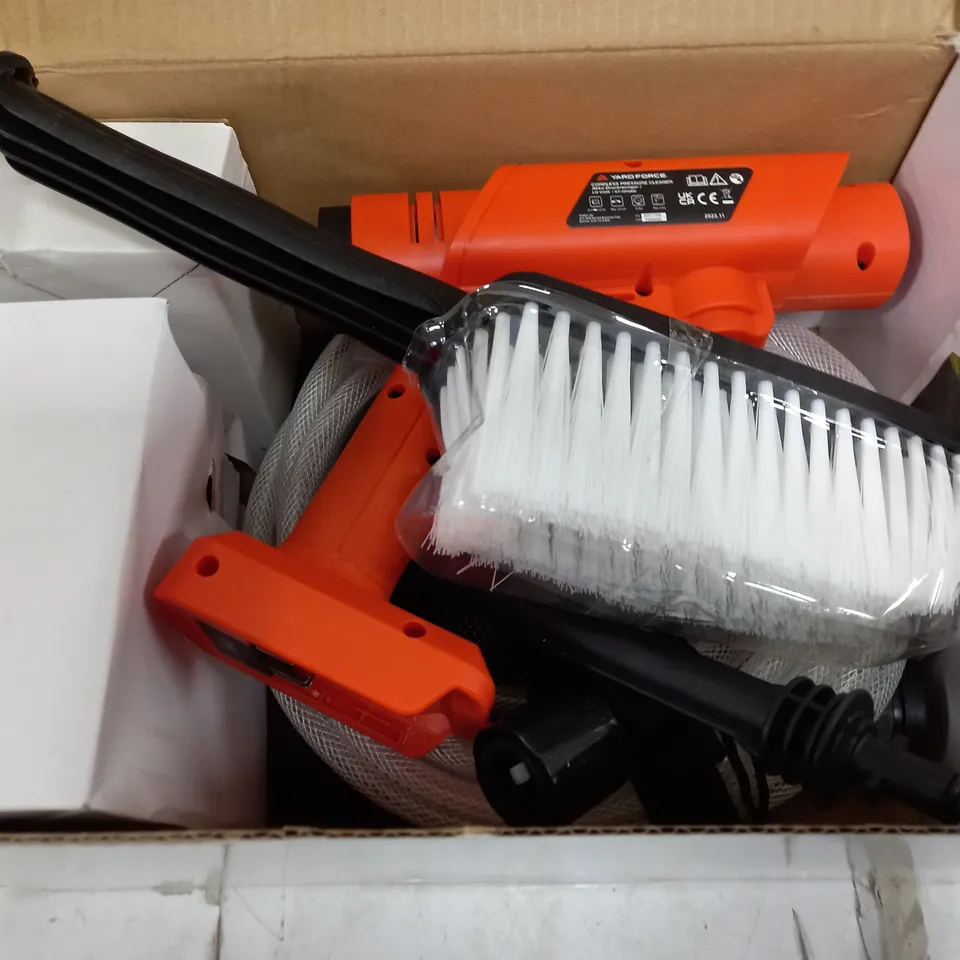 BOXED YARD FORCE 20V CORDLESS PRESSURE WASHER