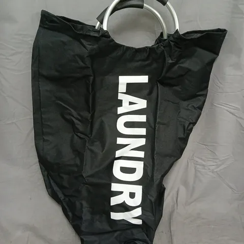 APPROXIMATELY 30 UNBRANDED LAUNDRY BAGS IN BLACK