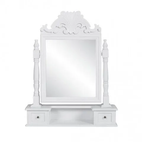 BOXED VIDAXL BORDSSPEGEL WITH ADJUSTABLE RECTANGULAR MIRROR