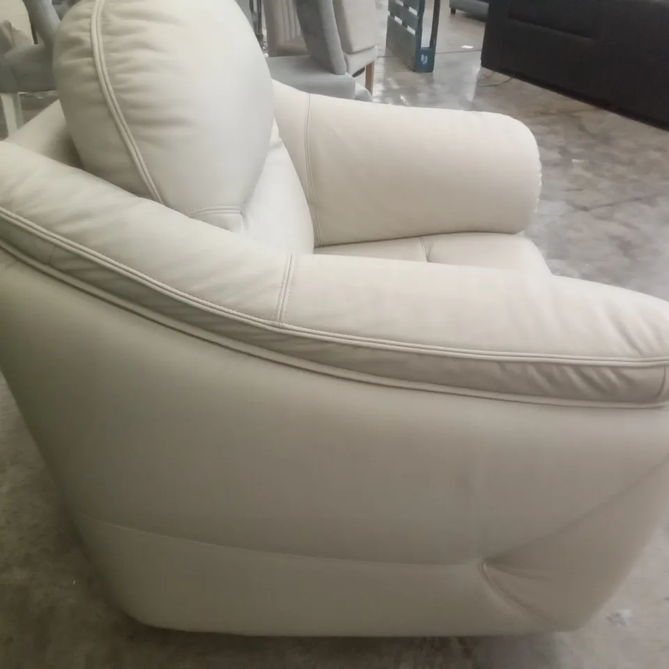 DESIGNER G PLAN MADE JACKSON CHAIR - OXFORD PUTTY LEATHER 