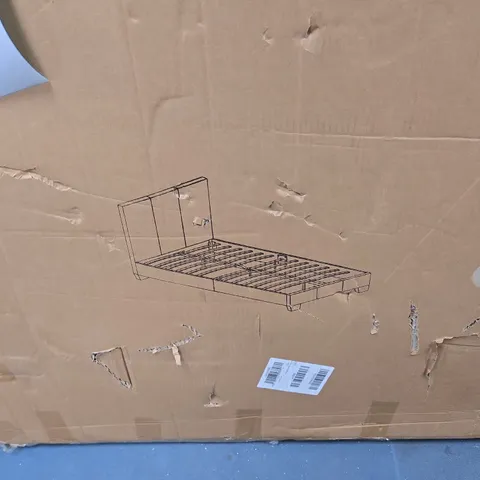 BOXED FABRIC SINGLE HEADBOARD - COLLECTION ONLY