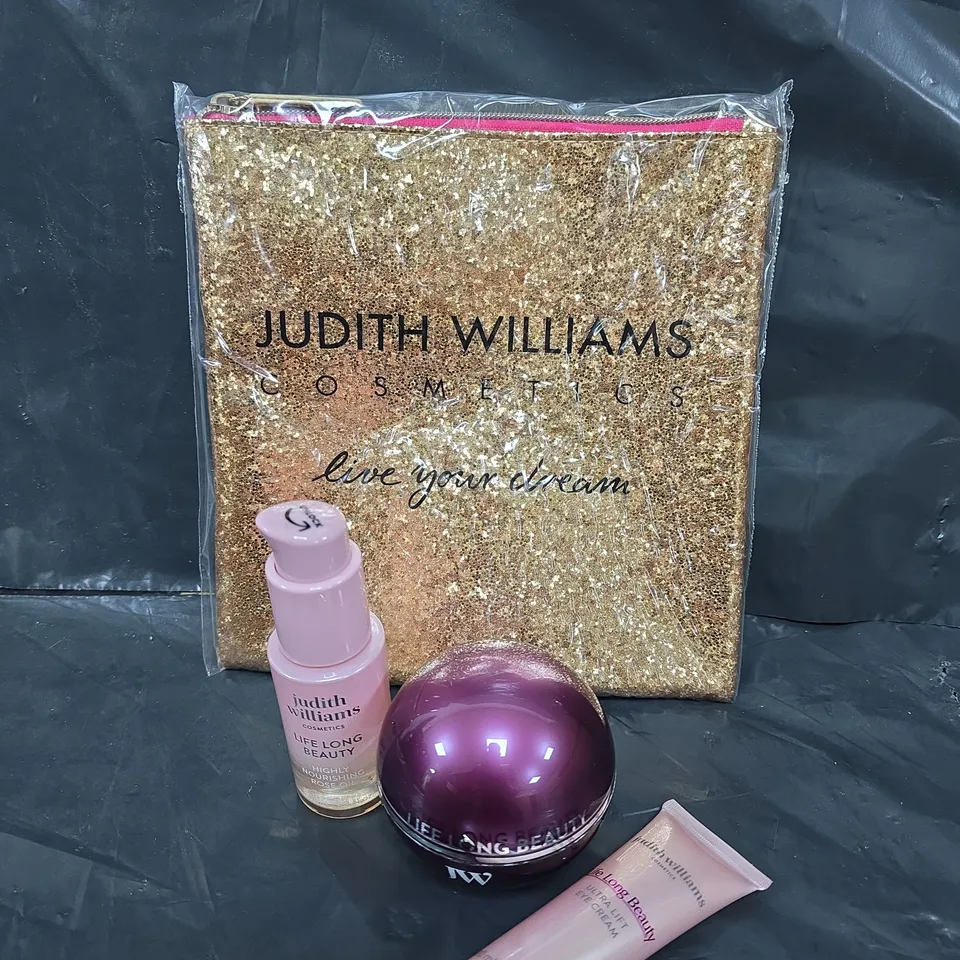 JUDITH WILLIAMS LIFE LONG BEAUTY 3 PIECE COLLECTION WITH GIFT BAG