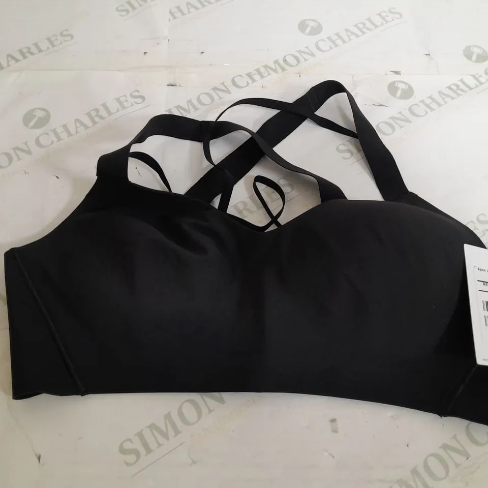 GYMSHARK APEX LIMIT SPORTS BRA IN BLACK - MEDIUM