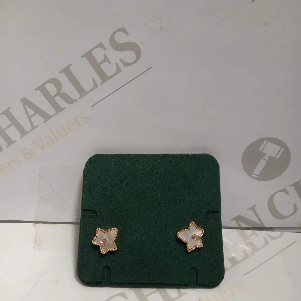 LOLA ROSE LONDON MOTHER-OF-PEARL BEAD EARRINGS