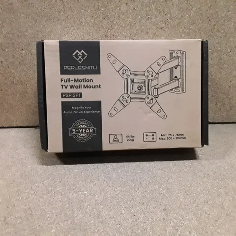 BOXED FULL MOTION TV WALL MOUNT 