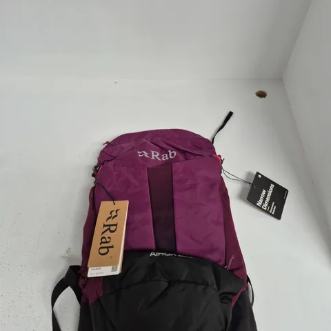 RAB BACKPACK – MULBERRY PURPLE WITH RAINCOVER