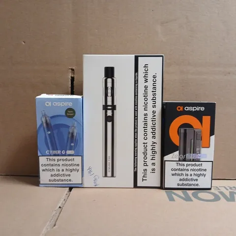 APPROXIAMTELY 30 ASSORTED VAPING PRODUCTS TO INCLUDE ASPIRE, INNOKIN, ETC - COLLECTION ONLY