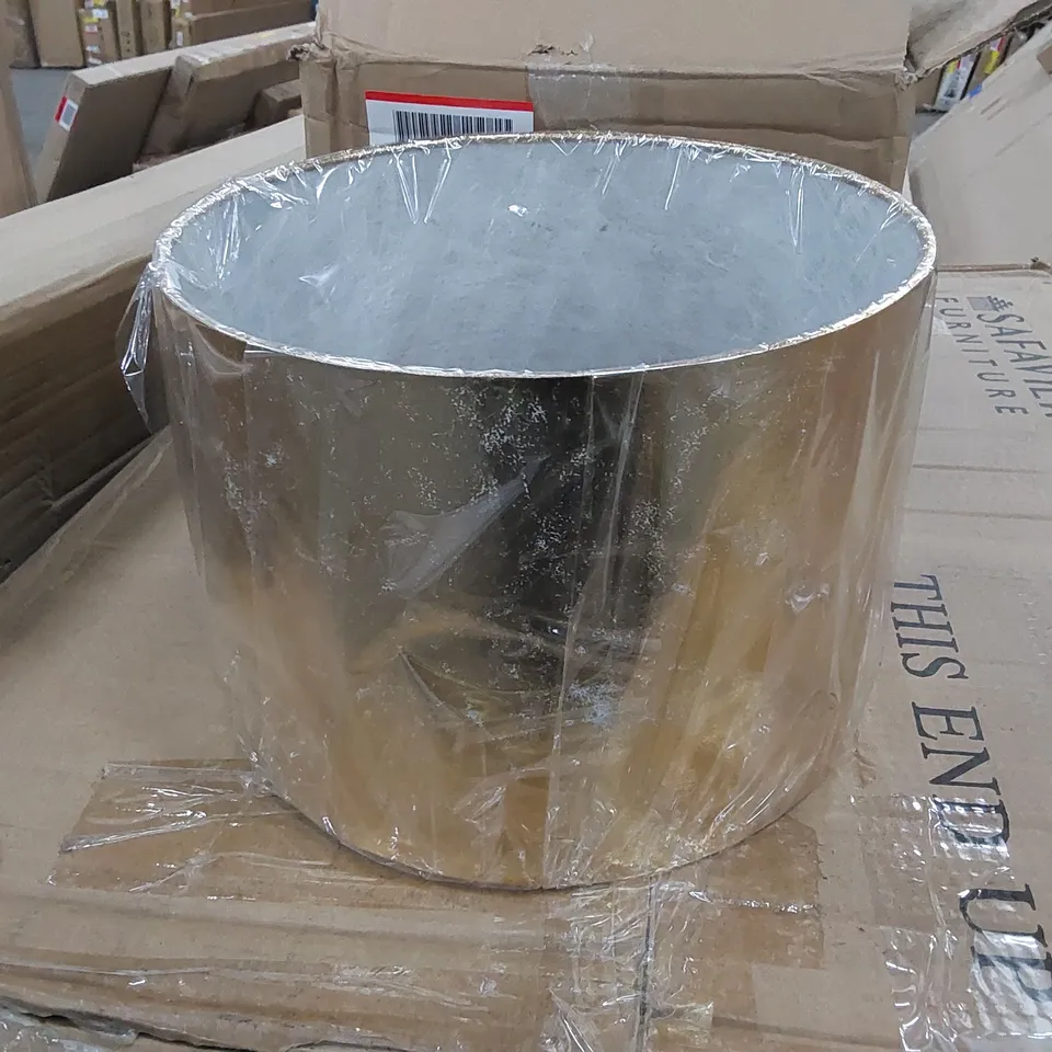BOXED 18cm H PLASTIC DRUM LAMP SHADE