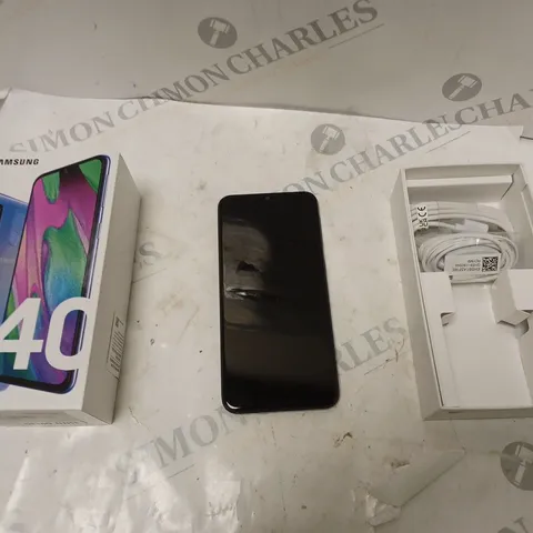 BOXED SAMSUNG GALAXY A40 SMARTPHONE