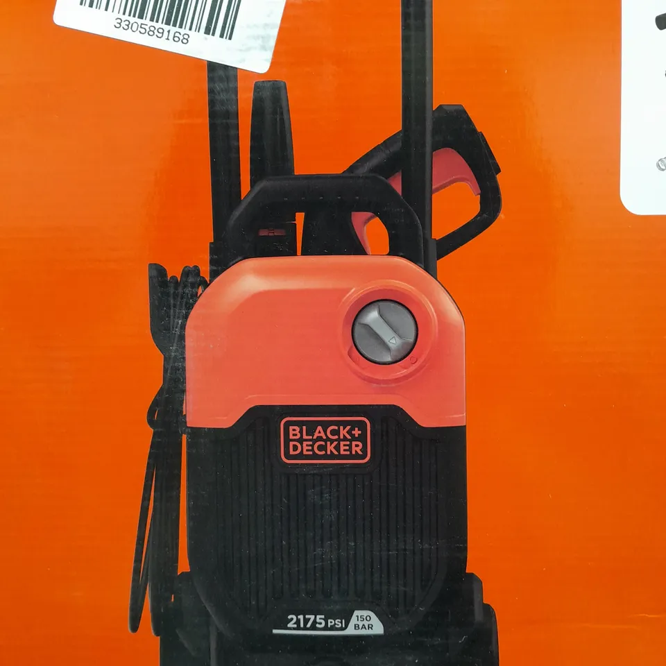 BOXED BLACK+DECKER 2000W PRESSURE WASHER  RRP £169.99