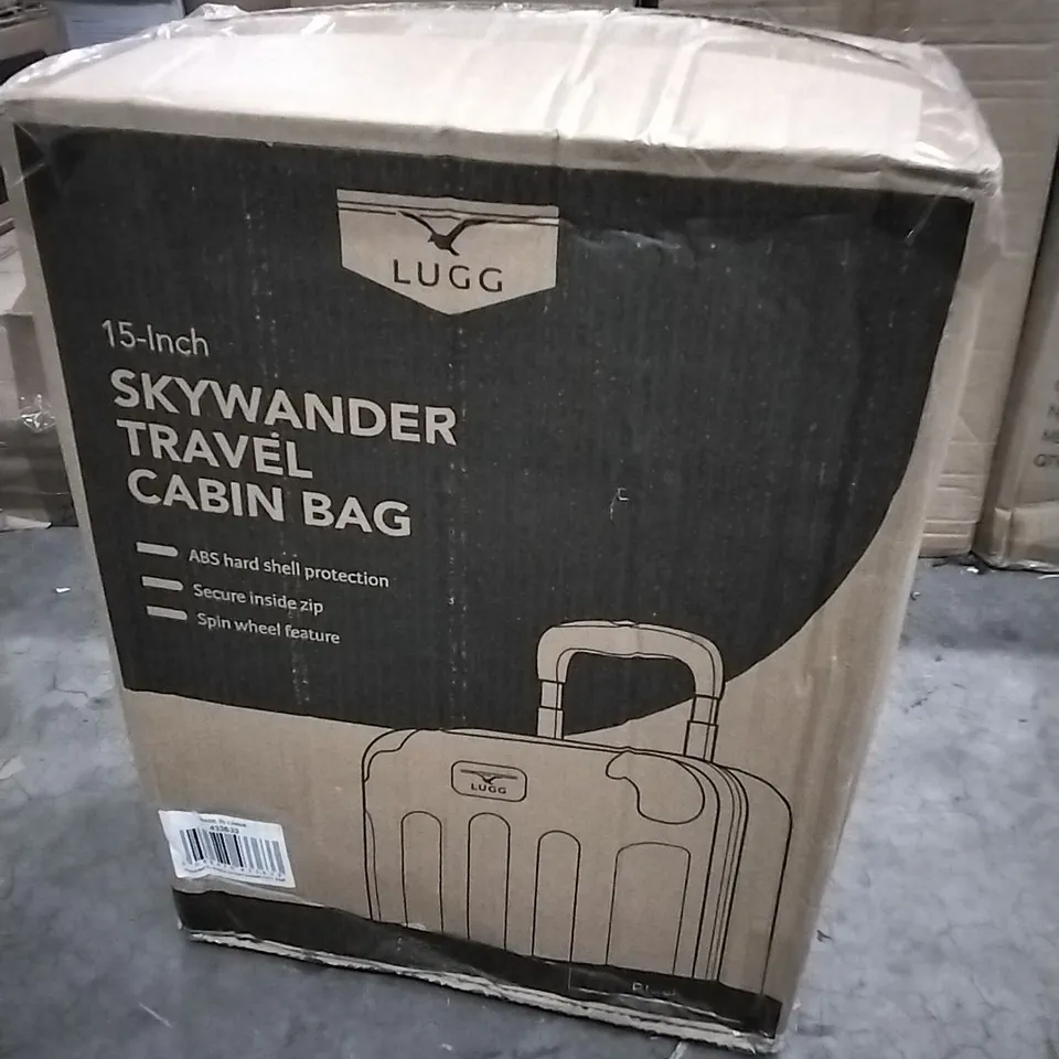BOXED 15 INCH SKYWANDER TRAVEL CABIN BAG BLACK 