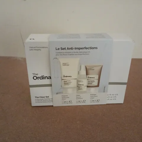 BOXED THE ORDINARY CLEAR SET FOR BLEMISH-PRONE SKIN