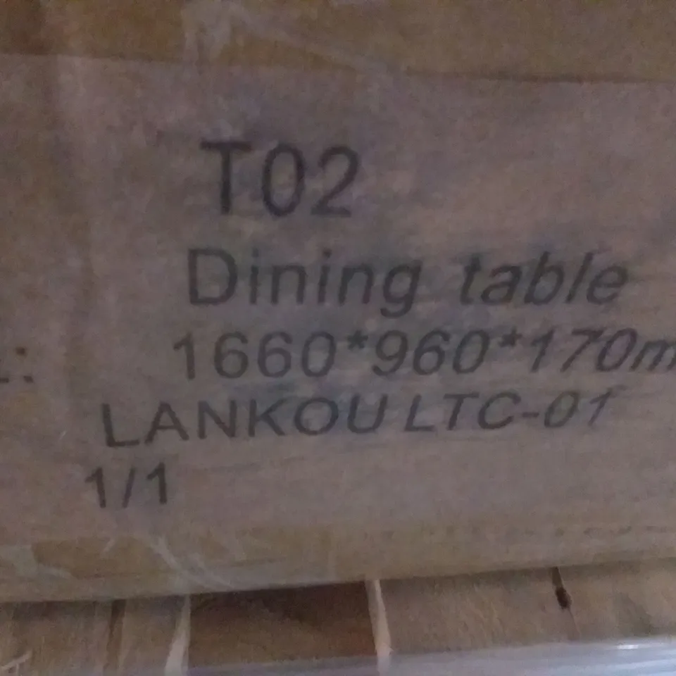 PALLET OF ASSORTED FLATPACK INCLUDING DOUBLE SIZE CHENILLE FABRIC BED, TABLE & 4 CHAIR SET, DINING TABLE