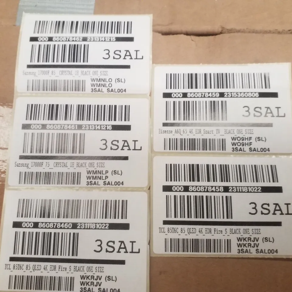 PALLET CONTAINING APPROXIMATELY 5 DAMAGED TVS