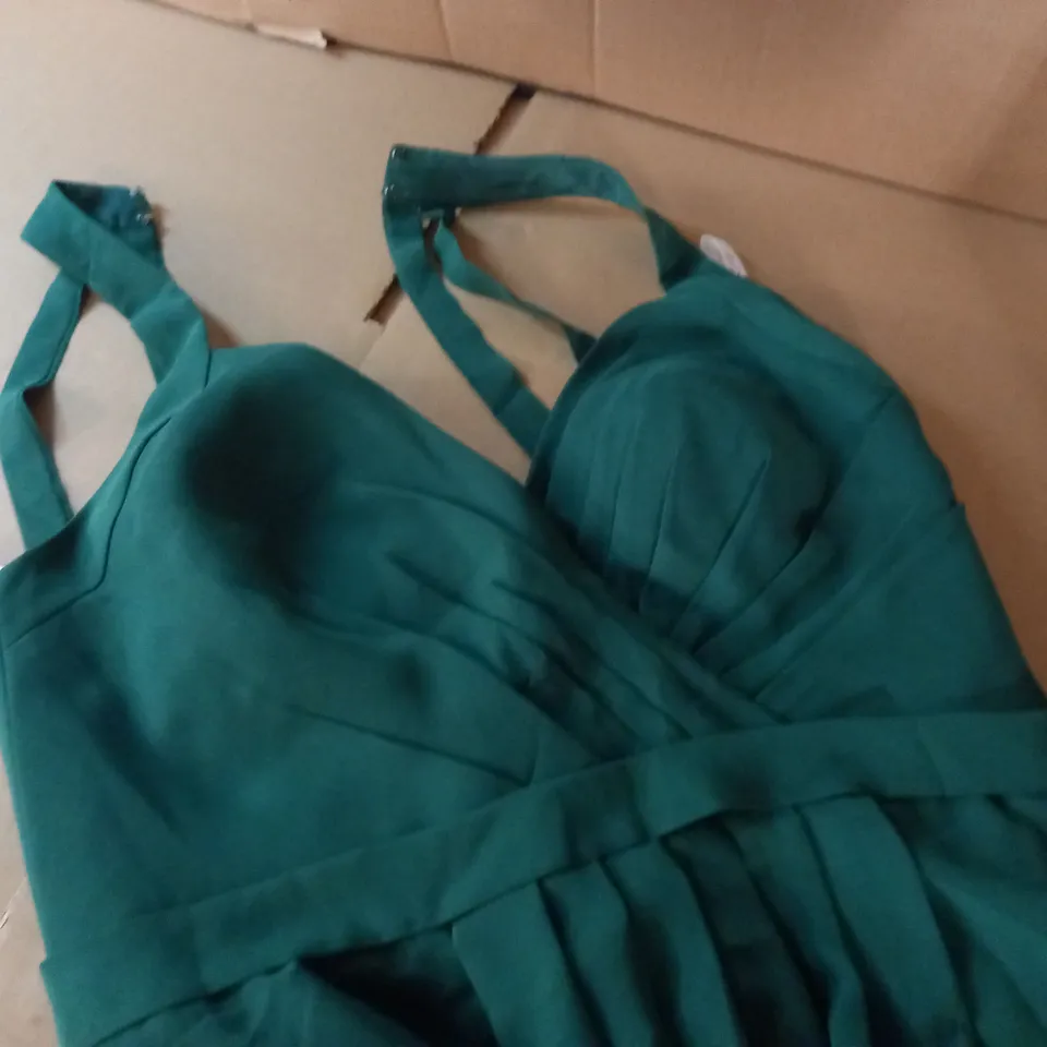 JJ'S HOUSE GREEN OCCASION DRESS - UK 14