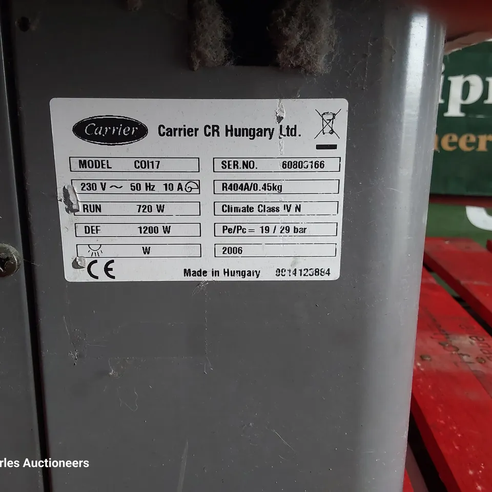 CARRIER OPEN DISPLAY CHEST FREEZER COI17