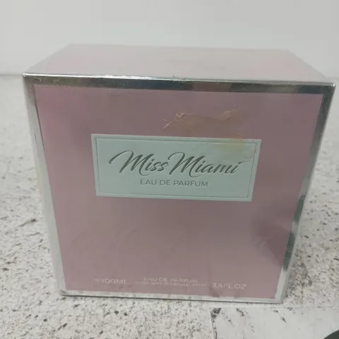 BOXED AND SEALED MISS MIAMI EAU DE PARFUM 100ML