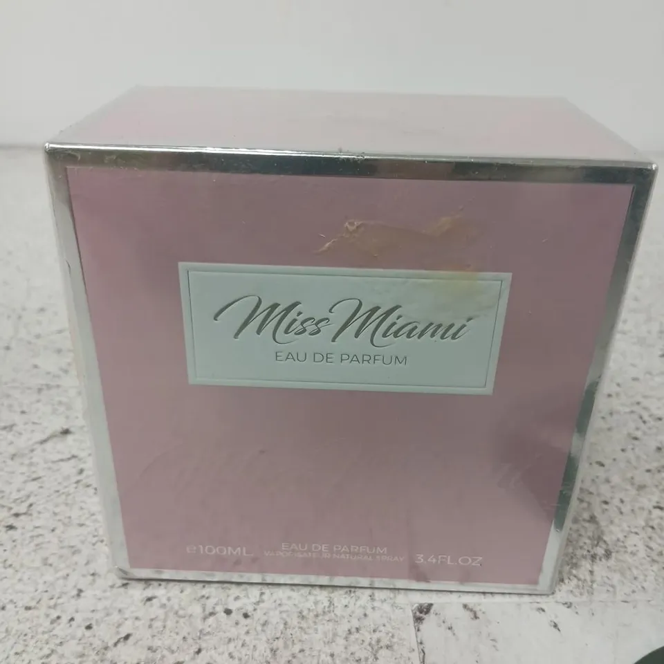 BOXED AND SEALED MISS MIAMI EAU DE PARFUM 100ML