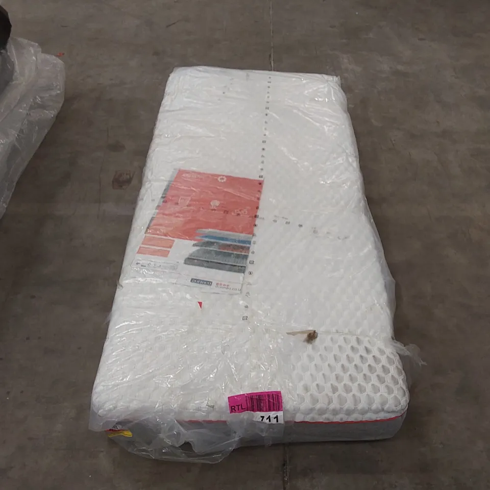 QUALITY BAGGED OCTASMART 3' SINGLE HYBRID POCKET SPRUNG MATTRESS 
