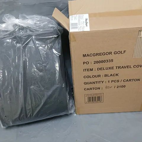 MACGREGOR GOLF DELUXE TRAVEL COVER BLACK