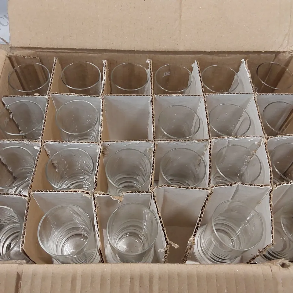 BOX OF APPROXIMATELY 40X EXCEL LIQUOR GLASSES - 60ML (1 BOX)