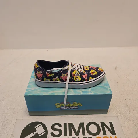 VANS SPONGEBOB SQUAREPANTS SHOES – UK 7 (US 8) – BOXED
