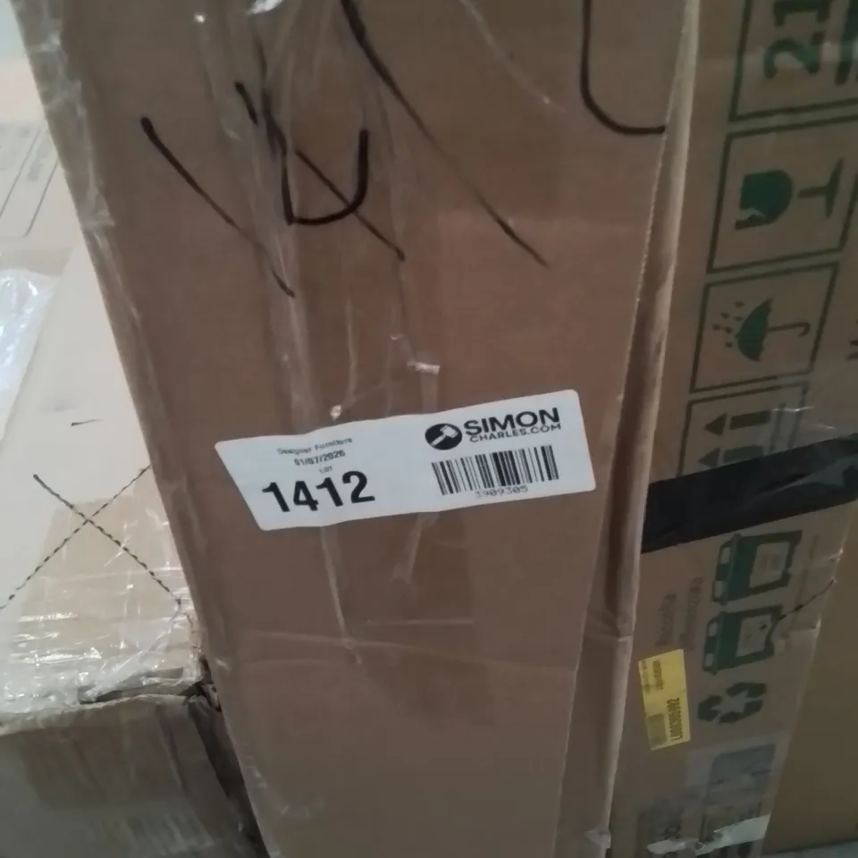 BOXED COFFEE TABLE - BLACK/WOOD (1 BOX)