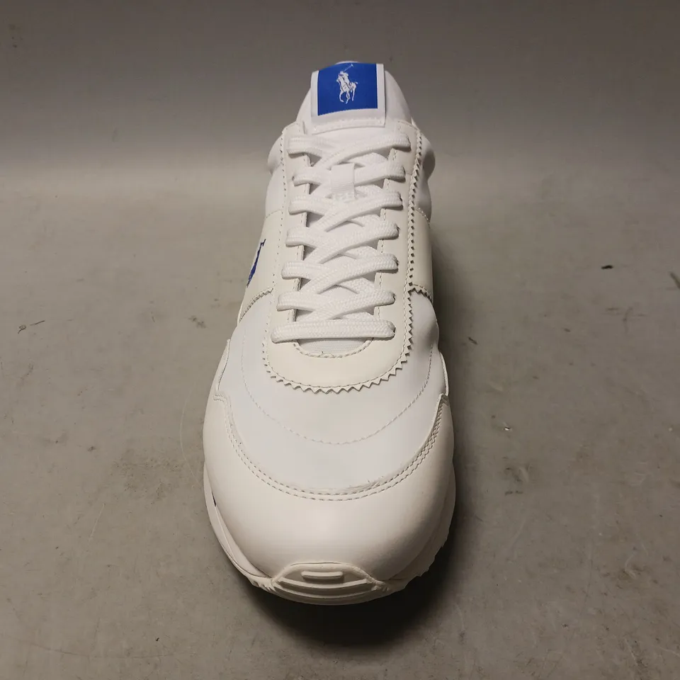 BOXED PAIR OF POLO RALPH LAUREN SHOES IN WHITE UK SIZE 11