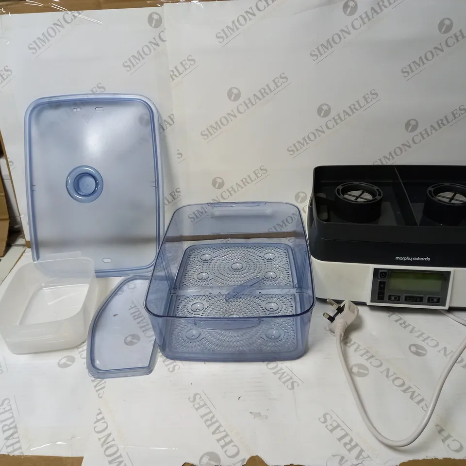 MORPHY RICHARDS INTELLISTEAM COMPACT FOOD STEAMER