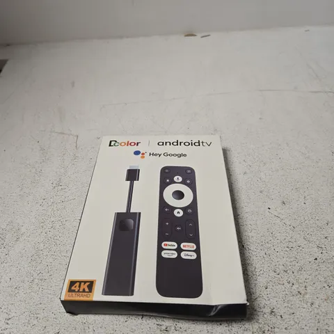 ANDROID TV STREAMING BOX WITH REMOTE – 4K ULTRA HD, BOXED