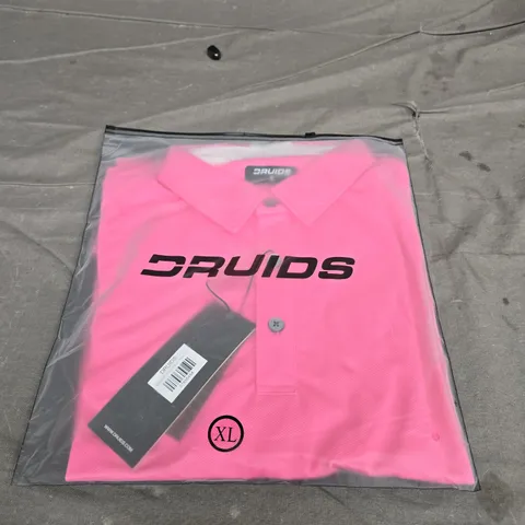 BAGGED DRUIDS ACADEMY POLO SHIRT - SIZE XL
