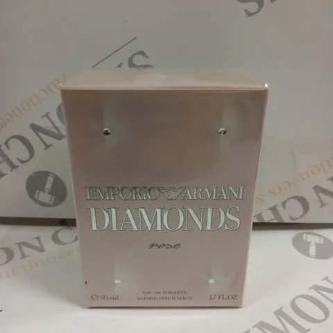 BOXED AND SEALED EMPORIO ARMANI DIAMONDS ROSE EAU DE TOILETTE 50ML