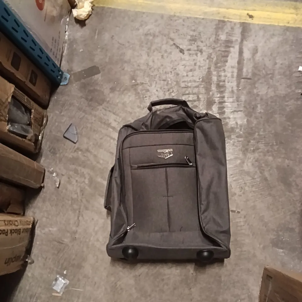 UNBOXED KEPLIN LUGG TRAVEL BAG SMALL SIZE WITH WHEELS GREY COLOUR 