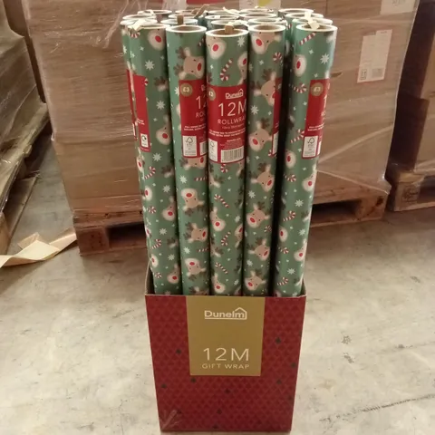 PALLET TO CONTAIN A LARGE QUANTITY OF CHRISTMAS GIFT WRAPPING PAPER