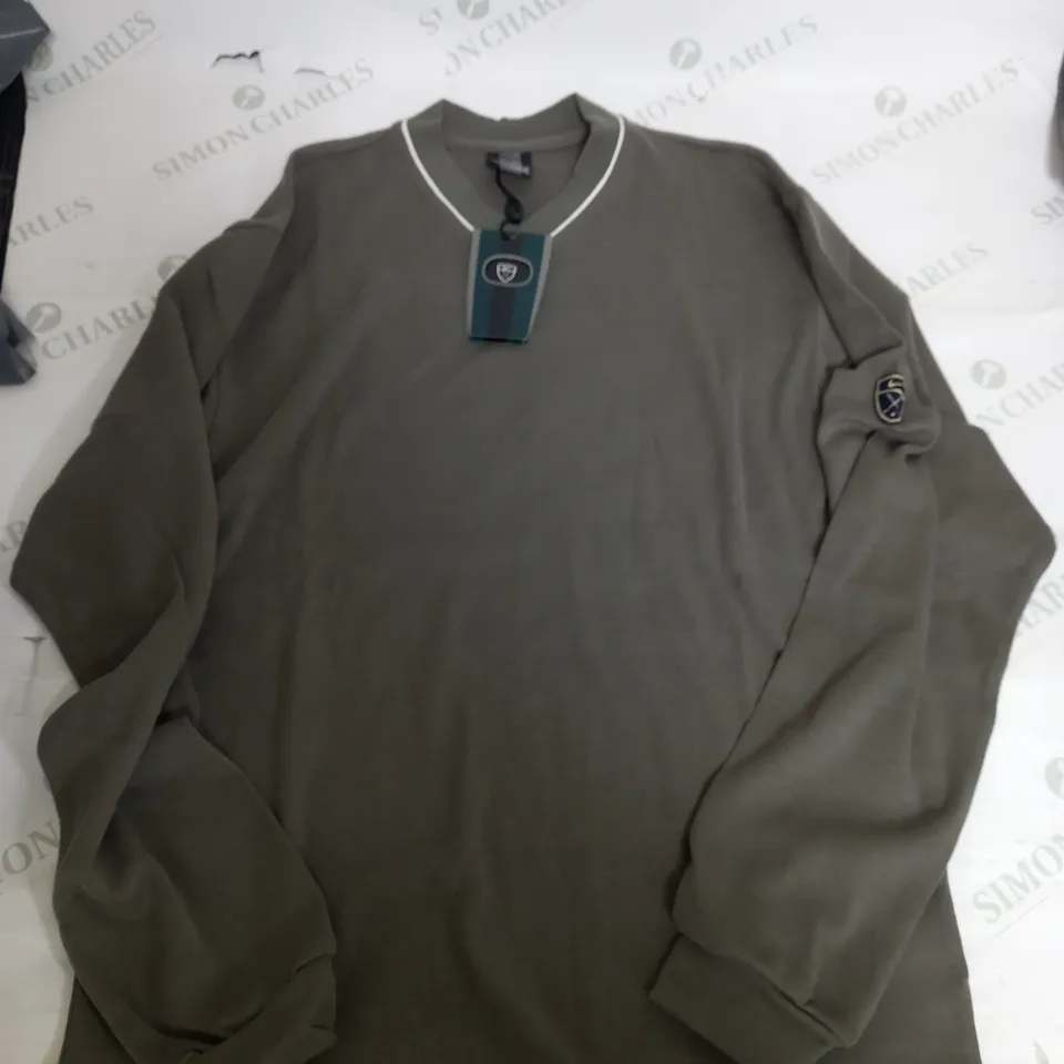 NIKE GOLF WASHED GREY LONG SLEEVE TOP - M