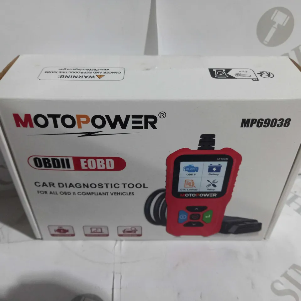 BOXED MOTOPOWER 0BDII E0BD CAR DIAGNOSTIC TOOL