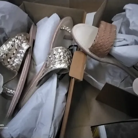 CASE OF 6 PAIRS BOXED ASDORTED LADIES SANDALS ALL SIZE UK R4