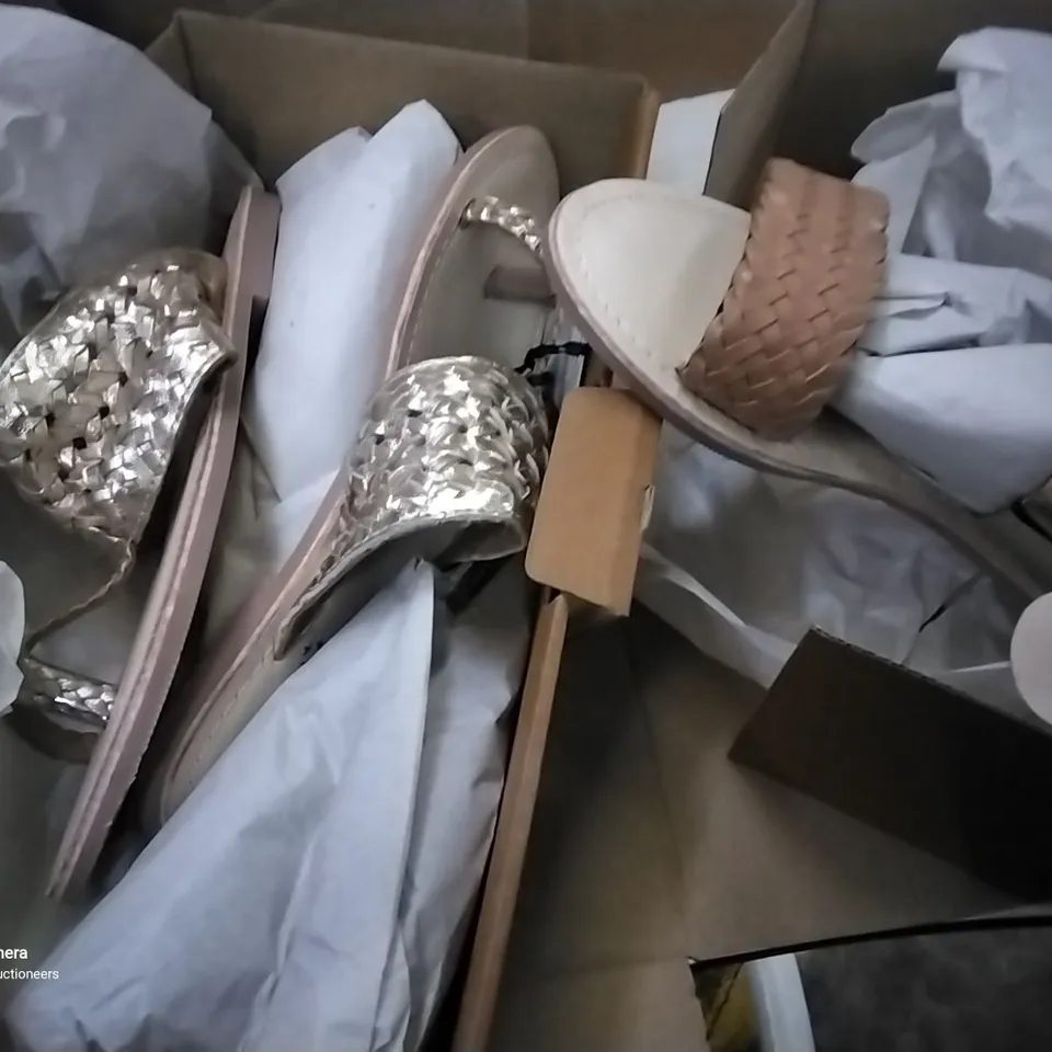 CASE OF 6 PAIRS BOXED ASDORTED LADIES SANDALS ALL SIZE UK R4