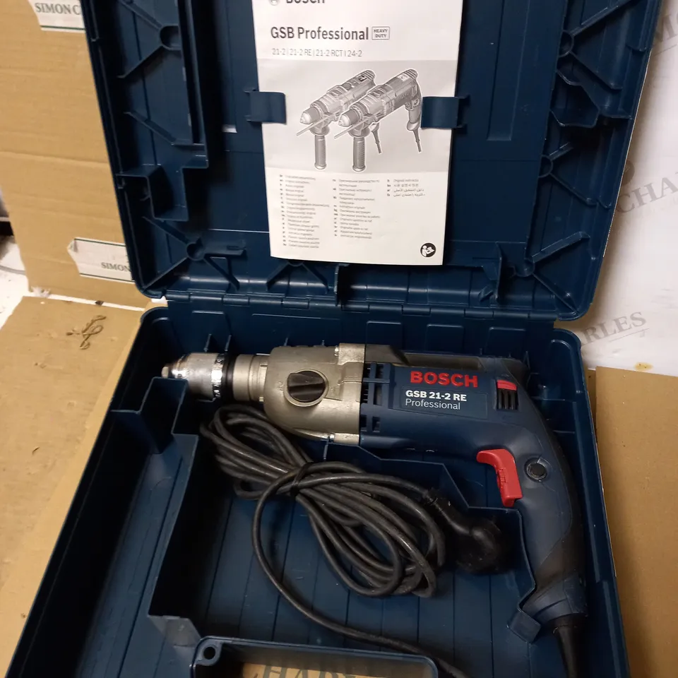 BOSCH PROFESSIONAL 060119C570 GSB 21-2 RE CORDED IMPACT DRILL