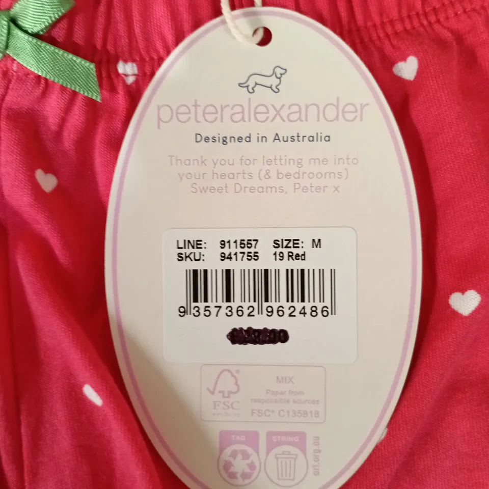 PETER ALEXANDER PINK HEART PRINT SHORTS – KIDS, SIZE M